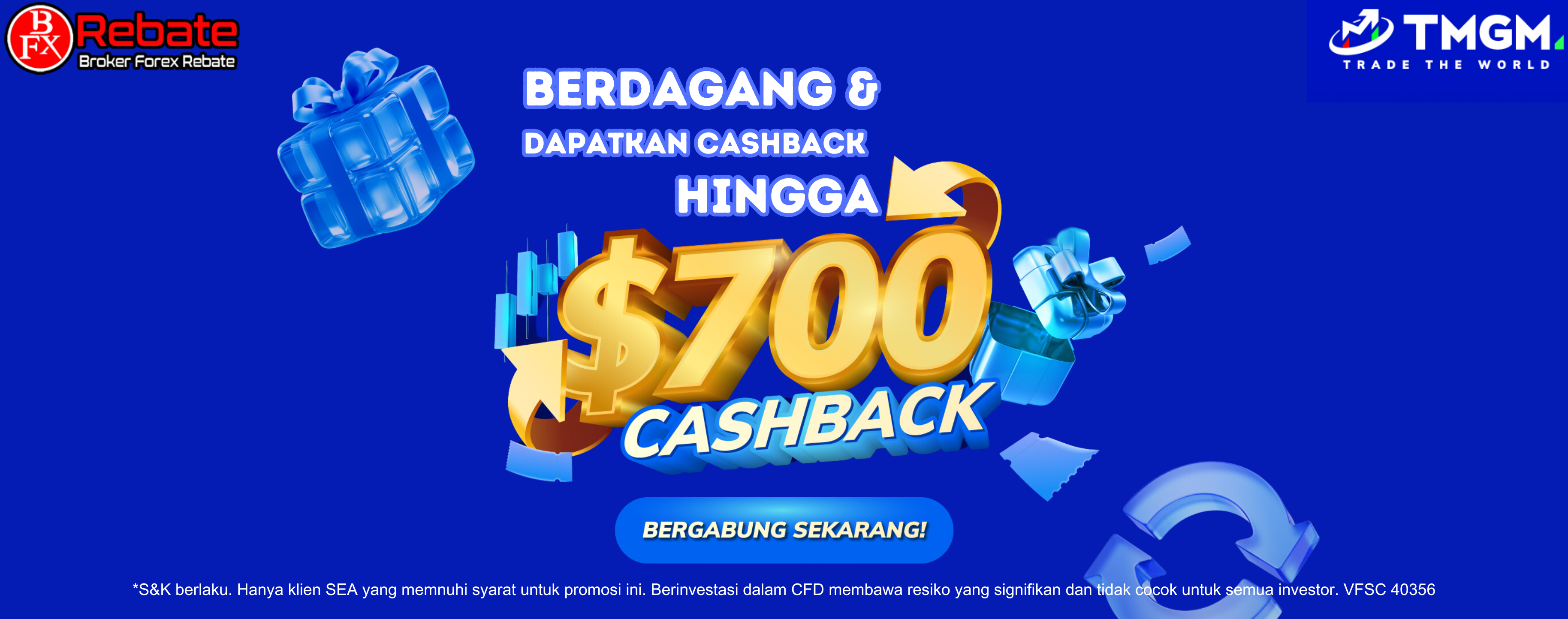 Cashback TMGM